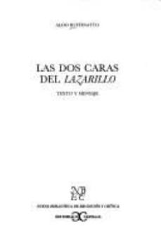 Hardcover Las dos caras del Lazarillo. Texto y Mensaje . [Spanish] Book