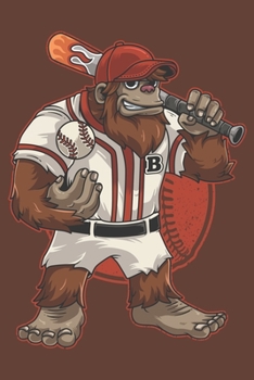 2020 Week To View Dated Planner Diary: 6x9 Inches Paperback Baseball Batter Bigfoot Sasquatch Squatch