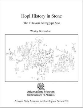 Paperback Hopi History in Stone: The Tutuveni Petroglyph Site (ASM Archaeological Series) Book