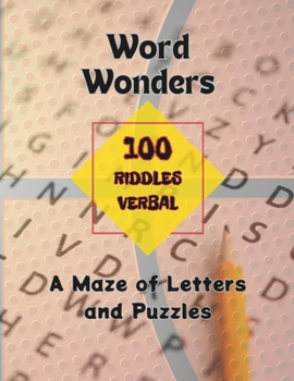 Paperback Word Wonders: A Maze of Letters and Puzzles Book
