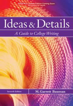 Paperback Ideas & Details: A Guide to College Writing Book