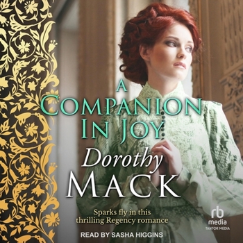 Audio CD A Companion in Joy: Sparks Fly in This Thrilling Regency Romance Book