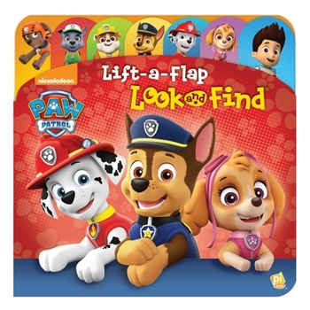 Board book Nickelodeon Paw Patrol: Lift-A-Flap Look and Find: Lift-A-Flap Look and Find Book