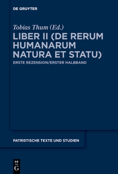 Hardcover Liber II (De rerum humanarum natura et statu) [Greek, Ancient (To 1453)] Book
