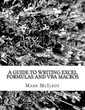 Paperback A guide to writing Excel formulas and VBA macros Book