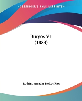 Paperback Burgos V1 (1888) [Spanish] Book
