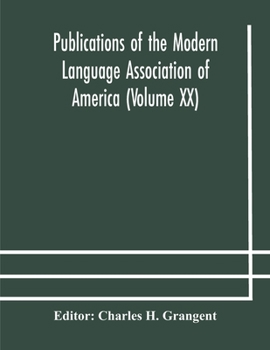 Publications of the Modern Language Association of America