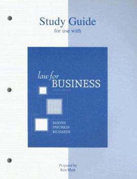 Paperback Study Guide for Use with Law for Business Book