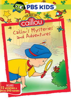 DVD Best of Caillou: Caillou's Mysteries & Adventures Book