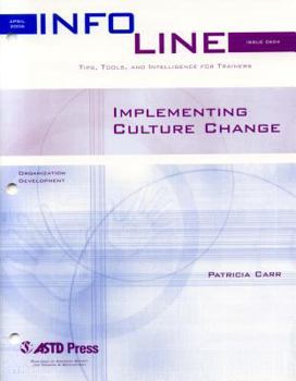 Paperback Implementing Culture Change Book