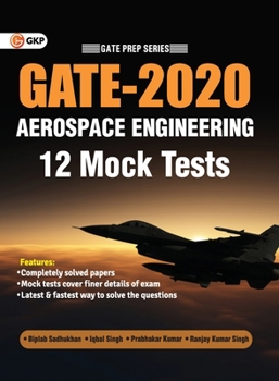 Paperback GATE 2020 - Aerospace Engineering - 12 Mock Tests Book