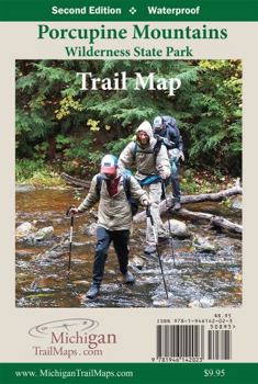 Map Porcupine Mountains Wilderness State Park Trail Map Book