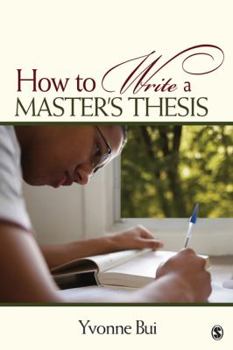 Paperback How to Write a Master's Thesis Book