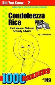Paperback Condoleezza Rice: First Woman National Security Advisor (149) (1000 Readers) Book
