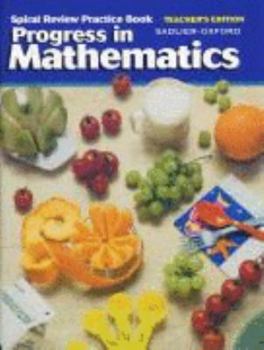 Paperback Teacher's Edition, Spiral Review Practice Book, Progress in Mathematics, Grade 5 Book