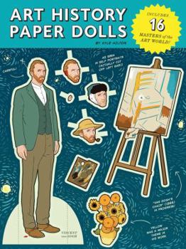 Paperback Art History Paper Dolls Book