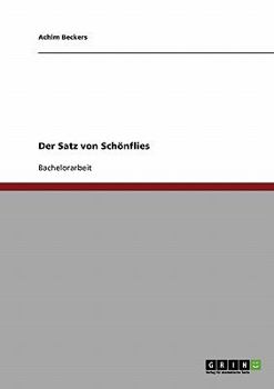 Paperback Der Satz von Schönflies [German] Book