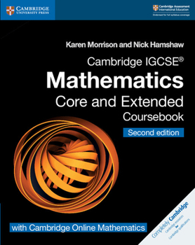 Paperback Cambridge Igcse(r) Mathematics Coursebook Core and Extended Second Edition with Cambridge Online Mathematics (2 Years) Book