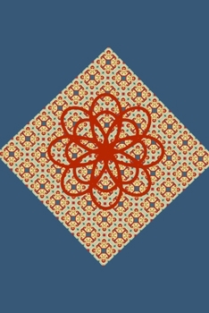 Paperback Red Motif: Lined Journal Book