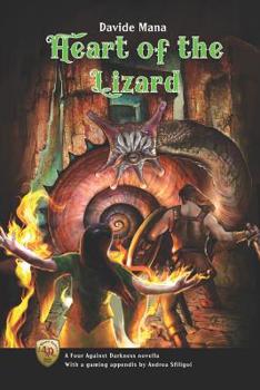 Paperback Heart of the Lizard: A Four Against Darkness Novella with a gaming appendix by Andrea Sfiligoi Book