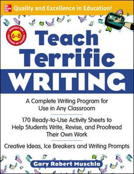 Paperback Teach Terrific Writing: Grades 6-8 Book