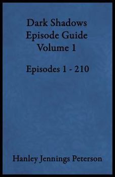 Paperback Dark Shadows Episode Guide Volume 1 Book