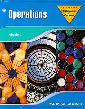 Paperback Mathematics in Context: Operations: Algebra Book