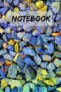 Paperback Notebook Cool Stones Journal / Notepad / Diary: 6x9" 120 Page Blank lined Note book. Book