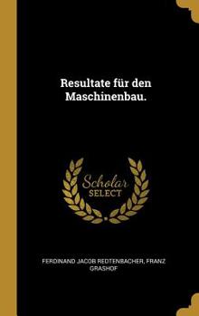 Hardcover Resultate für den Maschinenbau. [German] Book