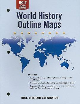 Paperback Holt World History Outline Maps: Human Legacy Book