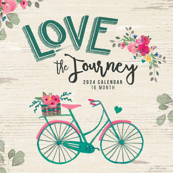 Calendar Love the Journey 2024 Square Hopper Book