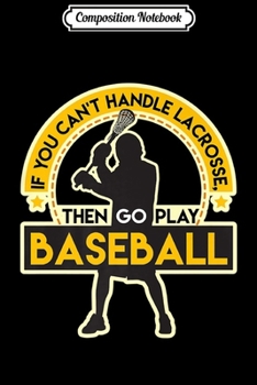 Composition Notebook: Funny Lacrosse Gifts for Boys and Girls Premium  Journal/Notebook Blank Lined Ruled 6x9 100 Pages