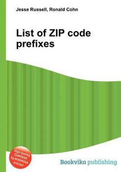 Paperback List of Zip Code Prefixes Book