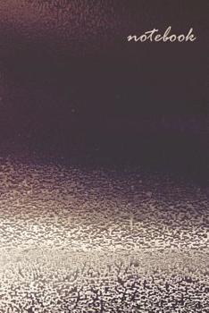 Paperback Notebook: Insanely Beautiful Plum & Light Gold Metallic Inspired Design Book