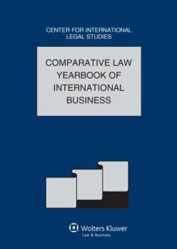 Hardcover Comparative Law Yearbook International Business. Volume 34a 2013 Book