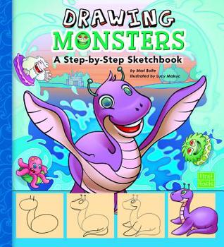 Hardcover Drawing Monsters: A Step-By-Step Sketchbook Book