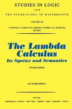 Paperback The Lambda Calculus: Its Syntax and Semantics Book