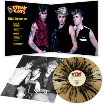 Vinyl Live At The Roxy 1981   Gold/Black Splat Book