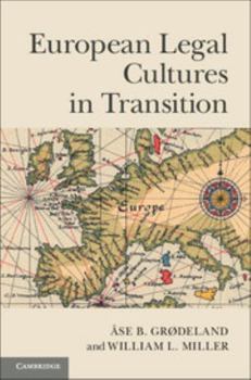 Hardcover European Legal Cultures in Transition Book