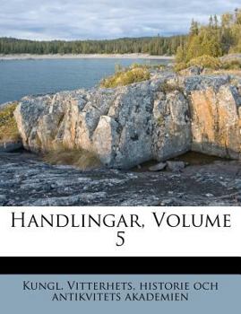 Paperback Handlingar, Volume 5 [Swedish] Book