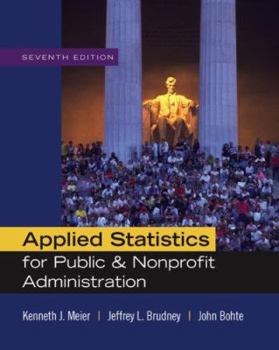 Paperback Applied Statistics for Public and Nonprofit Administration Book