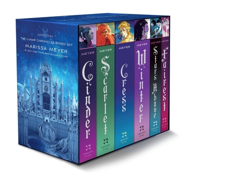Paperback The Lunar Chronicles Boxed Set: Cinder, Scarlet, Cress, Fairest, Stars Above, Winter Book