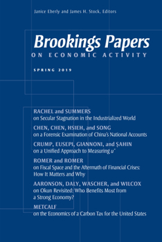 Paperback Brookings Papers on Economic Activity: Spring 2019 Book