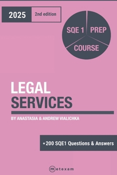 Paperback Legal Services: 2025. 2nd Edition. SQE 1 Prep Course Book