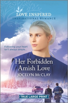 Paperback Her Forbidden Amish Love [Large Print] Book