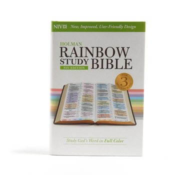Hardcover Rainbow Study Bible-NIV Book