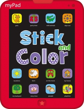 Paperback Mypad Stick and Color Book
