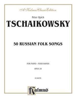 Paperback 50 Russian Folk Songs Book