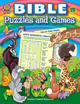 Paperback Bible Puzzles and Games Book