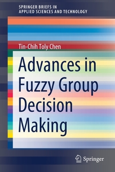 Paperback Advances in Fuzzy Group Decision Making Book